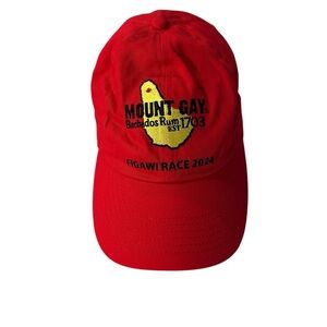 Red Mount Gay Rum Barbados Figawi Race 2024 Hat 🆕